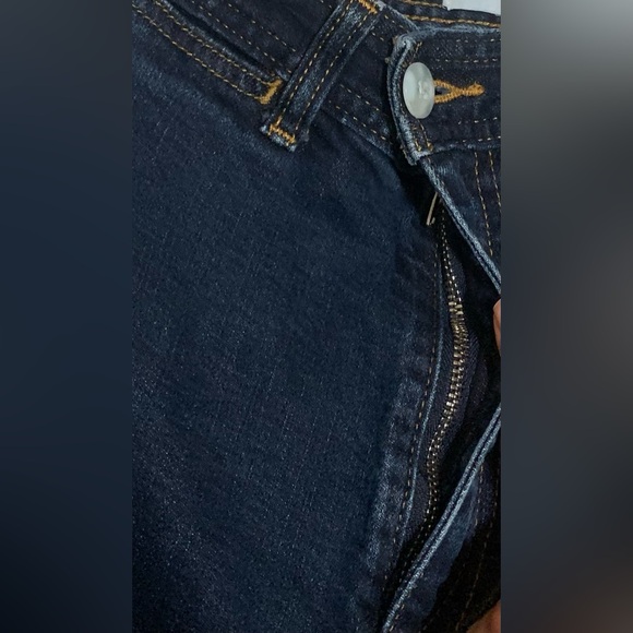 GAP Women High Rise Flare Wide-Leg Crop Jeans in Deep Blue, Sz 10. NWOT - Picture 8 of 12